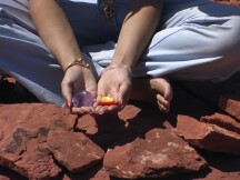 Offering and charging crystals