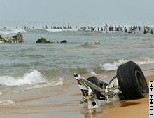 Plane crashes in Africa