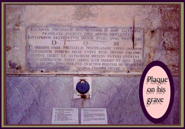 Plaque on Grave