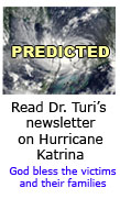 Dr. Turi's Prediction of Hurricane Katrina